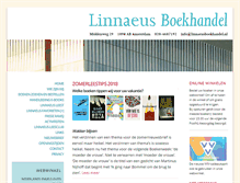 Tablet Screenshot of linnaeusboekhandel.nl
